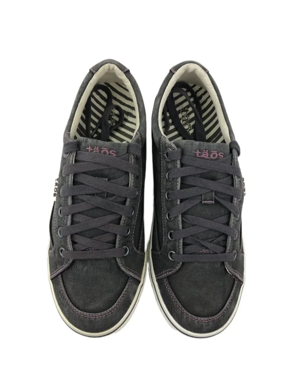 Taos Moc Star Gray Canvas Sneakers 8